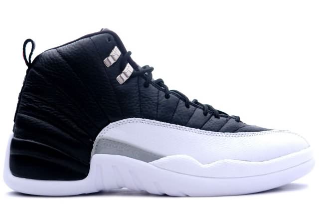 Durable Air Jordan 12 (XII) Original Playoffs (Black Varsity Red White Metallic Silver)